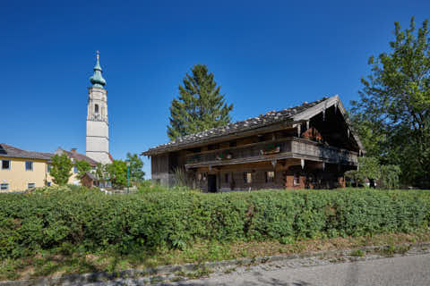 Gemeinde Hochburg-Ach Bezirk Braunau Franz-Xaver Gruber Haus (Dirschl Johann) Österreich BR